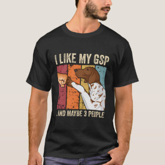 Camiseta Eu Gosto Do Meu Ponteiro Alemão Curto