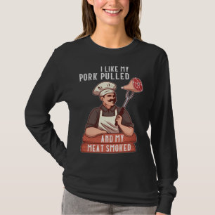 Camiseta Eu Gosto do Meu Porco Desfiado e da Minha Carne Gr