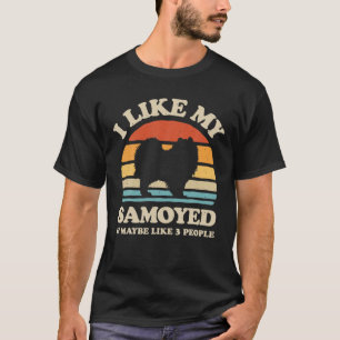 Camiseta Eu Gosto Do Meu Samoto E Talvez Como 3 Pessoas De