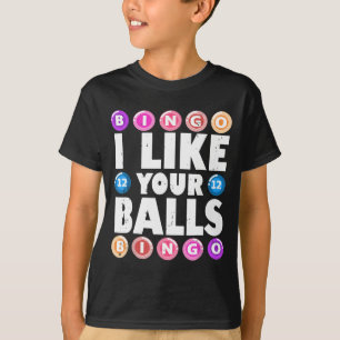 Camiseta Eu Gosto do Seu Bingo de Bolas Jogo de Azar Dia da