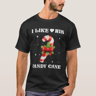 Camiseta Eu Gosto Do Seu Docinho De Cane Xmas Engraçada, Co