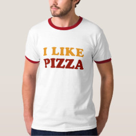 Camiseta Eu gosto do t-shirt da pizza