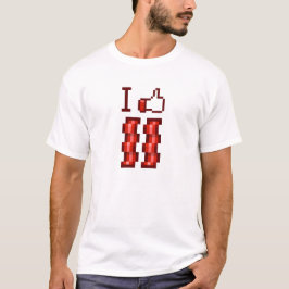 Camiseta Eu gosto do t-shirt do bacon