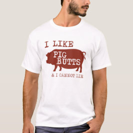 Camiseta Eu gosto do t-shirt dos bumbuns do porco