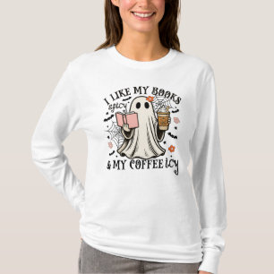 Camiseta Eu Gosto Dos Meus Livros, Escrevo Café Café Ghost