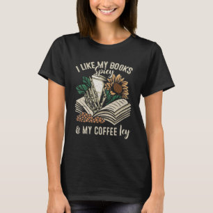 Camiseta Eu gosto dos meus livros picante e do meu esquelet