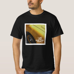 Camiseta Eu Gosto Mais de Carros do que de Pessoas Cara de
