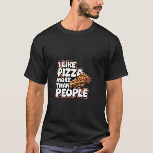 Camiseta Eu Gosto Mais de Pizza do que de Pessoas Introvert