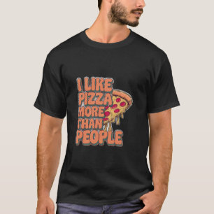 Camiseta Eu Gosto Mais de Pizza do que de Pessoas Introvert