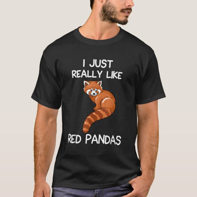 Camiseta Eu Gosto Muito Da Cota Vermelho Panda (Frente)
