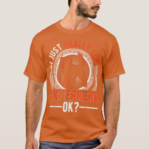 Camiseta Eu gosto muito da Fox Terriers