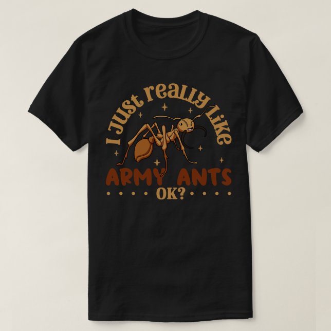 Camiseta Eu gosto muito de Ants Ant (Frente do Design)