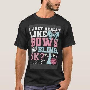 Camiseta Eu Gosto Muito De Arcos E Cheerleader Chee