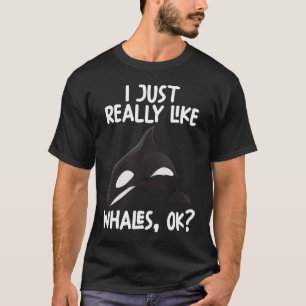 Camiseta Eu Gosto Muito De Baleias.