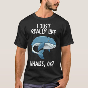 Camiseta Eu Gosto Muito De Baleias.