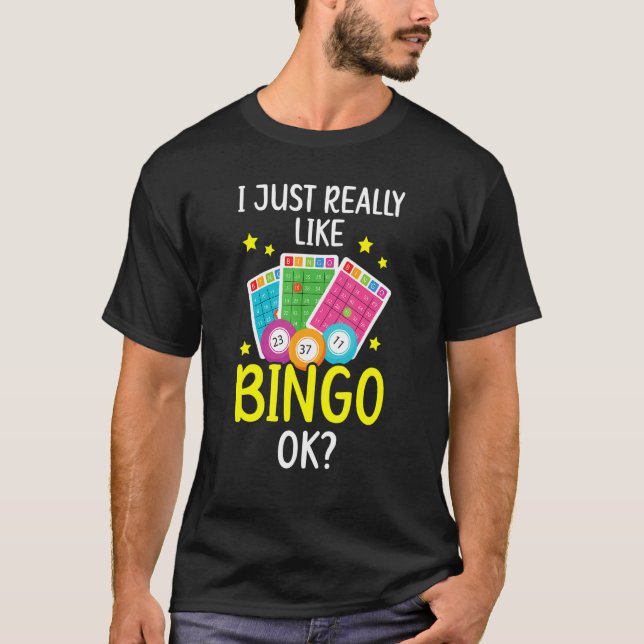 Camiseta Eu Gosto Muito De Bingo Ok Bingo Player Bingo Bing (Frente)