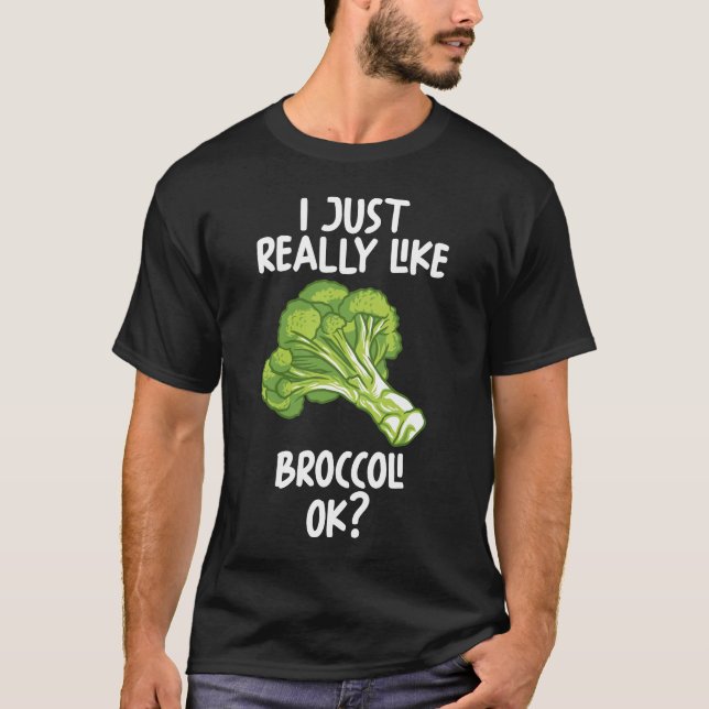 Camiseta Eu Gosto Muito De Broccoli Ok (Frente)