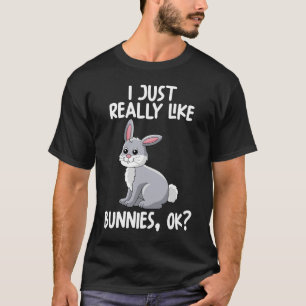 Camiseta Eu Gosto Muito De Bunnies Ok