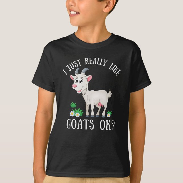 Camiseta Eu gosto muito de cabras, ok? (Frente)