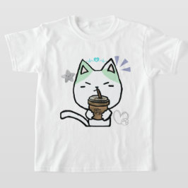 Camiseta Eu Gosto Muito De Café Ok Gato Bonito