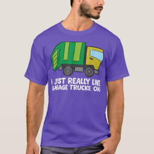 Camiseta Eu Gosto Muito De Caminhões De Lixo, Ok, Lixo Engr