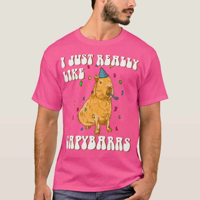 Camiseta Eu Gosto Muito De Capybara Birthday (Frente)