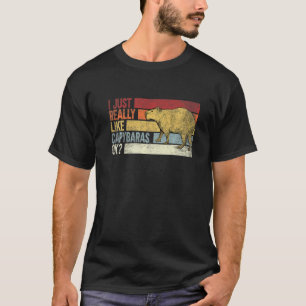 Camiseta Eu Gosto Muito De Capybara Ok Capybaras