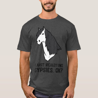 Camiseta Eu Gosto Muito De Cavalos Ciganos Cob Ciganos