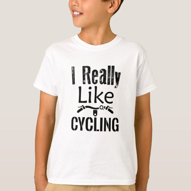 Camiseta Eu Gosto Muito De Ciclismo (Frente)