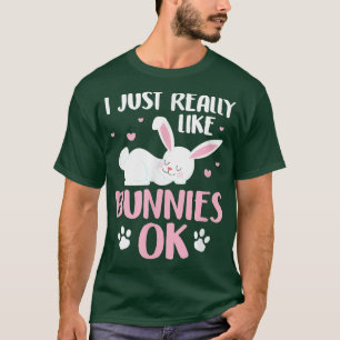 Camiseta Eu Gosto Muito De Coelhinhos Ok Páscoa De Coelho C