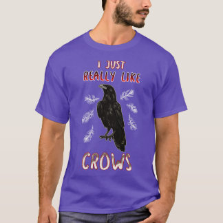Camiseta Eu Gosto Muito De Corvos