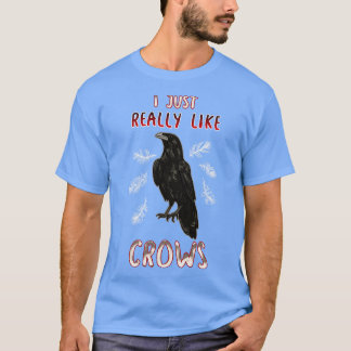 Camiseta Eu Gosto Muito De Corvos