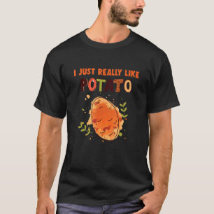 Camiseta Eu Gosto Muito De Costume De Batata Para Batata
