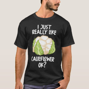 Camiseta Eu Gosto Muito De Couve-Flor.