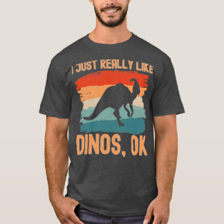 Camiseta Eu gosto muito de Dinos ok 1