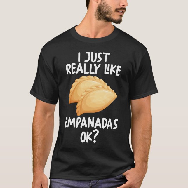 Camiseta Eu Gosto Muito De Empanadas Ok (Frente)