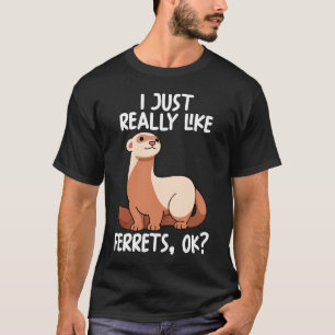 Camiseta Eu Gosto Muito De Furões.
