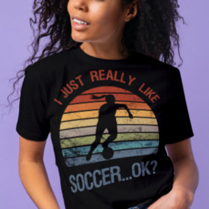 Camiseta Eu gosto muito de futebol, está bem? Presente engr