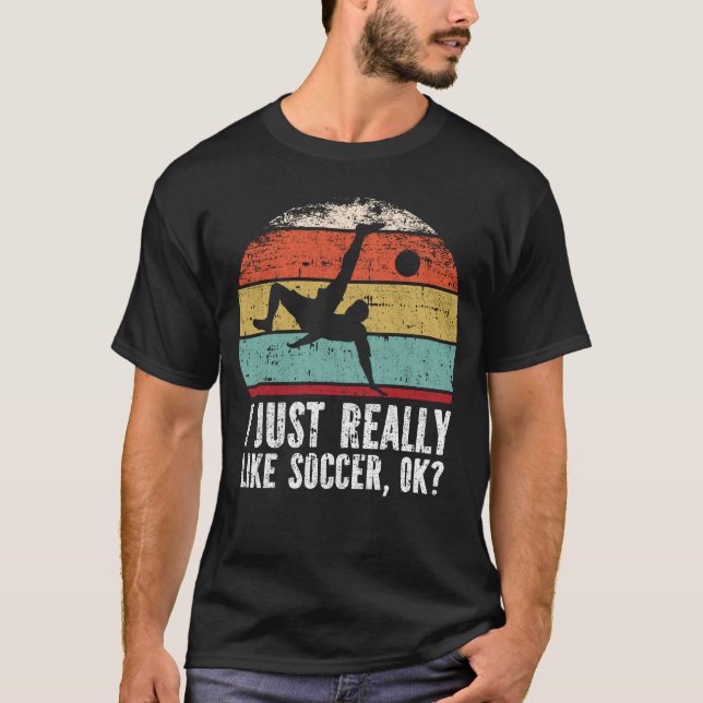 Camiseta Eu Gosto Muito De Futebol, OK? (Frente)