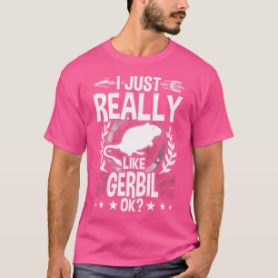 Camiseta Eu Gosto Muito De Gerbil