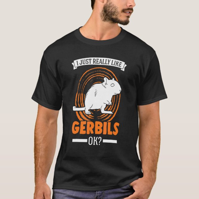 Camiseta Eu Gosto Muito De Gerbilis (Frente)
