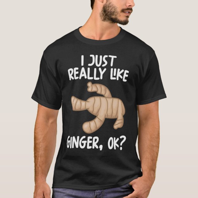 Camiseta Eu Gosto Muito De Ginger Ok (Frente)