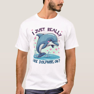 Camiseta Eu Gosto Muito De Golfinhos