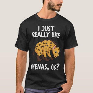 Camiseta Eu Gosto Muito De Hienas.