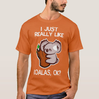 Camiseta Eu Gosto Muito De Koalas