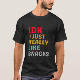 Camiseta Eu gosto muito de lanches - Comida engraçada