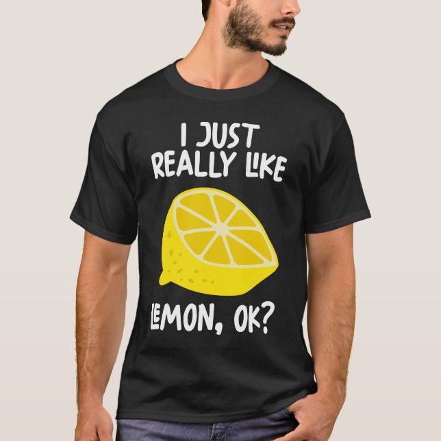 Camiseta Eu Gosto Muito De Lemon Ok (Frente)