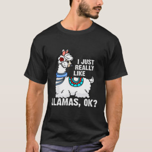 Camiseta Eu Gosto Muito De Lhams, Ok, Amante Para Meninas