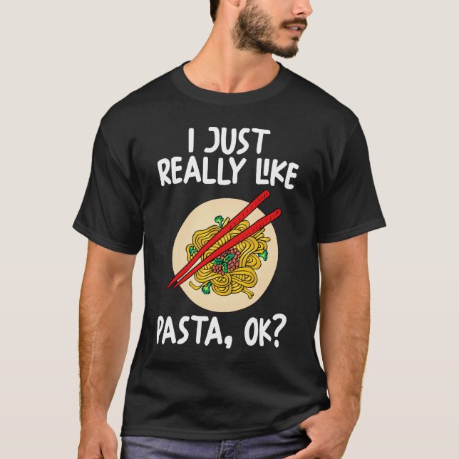 Camiseta Eu Gosto Muito De Massas (Frente)