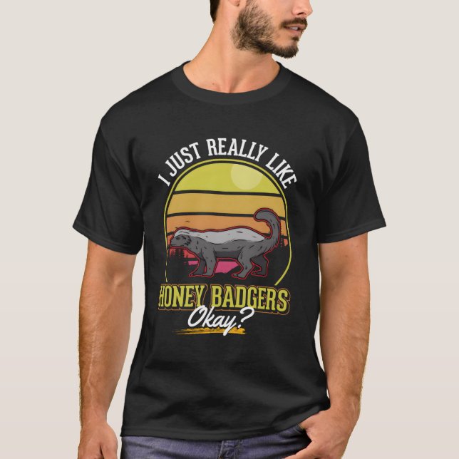 Camiseta Eu Gosto Muito De Mel Badgers (Frente)